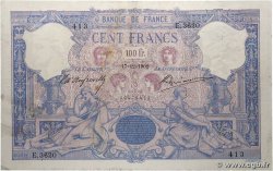 100 Francs BLEU ET ROSE FRANCE 1902 F.21.16