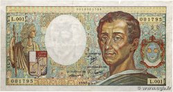 200 Francs MONTESQUIEU Fauté FRANCE 1981 F.70.01