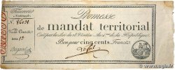 500 Francs avec série FRANCE 1796 Ass.62b
