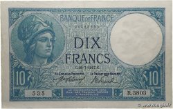 10 Francs MINERVE FRANCE 1917 F.06.02
