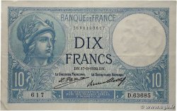 10 Francs MINERVE FRANCE 1932 F.06.16