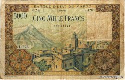 5000 Francs MOROCCO 1953 P.49