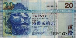 20 Dollars HONG KONG 2007 P.207d