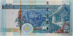 20 Dollars HONG KONG 2007 P.207d TTB