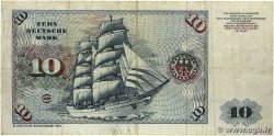 10 Deutsche Mark ALLEMAGNE FÉDÉRALE 1980 P.31 TB