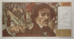 100 Francs DELACROIX modifié FRANCE 1983 F.69.07 F+