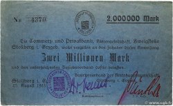 2 Millions Mark GERMANY Stollberg 1923 P.- XF