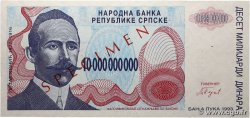 10000000000 Dinara Spécimen BOSNIE HERZÉGOVINE 1993 P.159a pr.NEUF