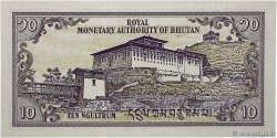 10 Ngultrum BHUTAN 1992 P.15b UNC-