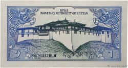 1 Ngultrum BHUTAN 1986 P.12a UNC-