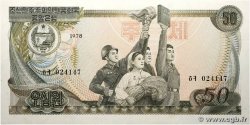 50 Won CORÉE DU NORD 1978 P.21b