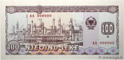 100 Lekë Spécimen ALBANIE 1991 P.47s NEUF