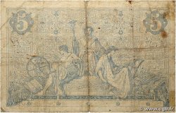 5 Francs NOIR FRANCE 1873 F.01.22 B+