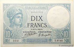 10 Francs MINERVE FRANCE 1922 F.06.06