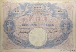 50 Francs BLEU ET ROSE FRANCE 1914 F.14.27