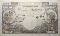 1000 Francs COMMERCE ET INDUSTRIE FRANCE 1940 F.39.01