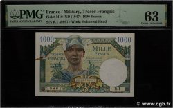 1000 Francs TRÉSOR FRANÇAIS FRANCE 1947 VF.33.01 pr.NEUF