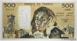 500 Francs PASCAL FRANCE 1991 F.71.48 SPL+