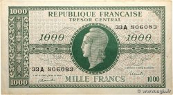 1000 Francs MARIANNE BANQUE D ANGLETERRE FRANCE 1945 VF.12.01