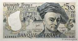 50 Francs QUENTIN DE LA TOUR FRANCE 1982 F.67.08