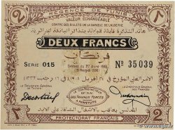 2 Francs TUNISIA 1918 P.37c AU