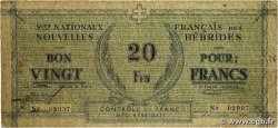 20 Francs NEW HEBRIDES 1943 P.02 F-