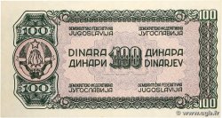 100 Dinara YUGOSLAVIA 1944 P.053a q.FDC