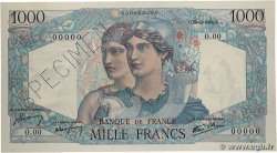 1000 Francs MINERVE ET HERCULE Spécimen FRANCE 1945 F.41.01Sp1 pr.NEUF