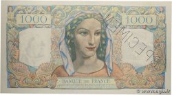 1000 Francs MINERVE ET HERCULE Spécimen FRANCE 1945 F.41.01Sp1 pr.NEUF