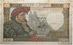 50 Francs JACQUES CŒUR FRANCIA 1941 F.19.06