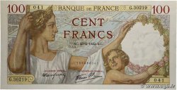 100 Francs SULLY FRANCE 1942 F.26.70 NEUF