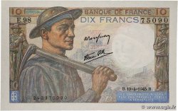 10 Francs MINEUR FRANCE 1945 F.08.13 NEUF