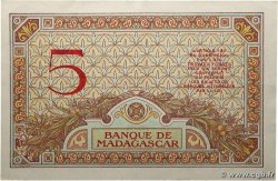 5 Francs MADAGASCAR 1937 P.035 AU+