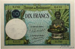 10 Francs MADAGASCAR 1957 P.036 UNC-