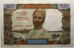 50 Francs - 10 Ariary MADAGASCAR 1969 P.061 XF+