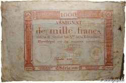 1000 Francs FRANCE 1795 Ass.50a TB+