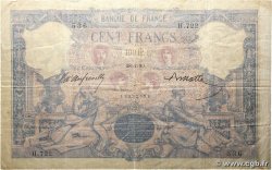 100 Francs BLEU ET ROSE FRANCE 1890 F.21.03