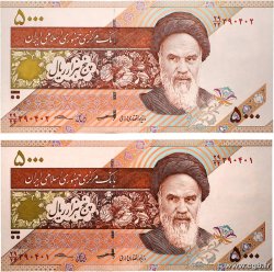 5000 Rials Consécutifs IRAN 2013 P.152c