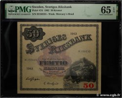 50 Kronor SUÈDE 1962 P.47d NEUF