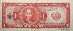 1 Colon SALVADOR 1980 P.125b TTB