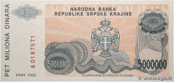 5000000 Dinara CROATIE 1993 P.R24a