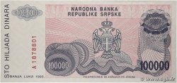 100000 Dinara CROATIE 1993 P.R22a
