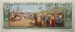 5 Colones COSTA RICA 1972 P.236b pr.NEUF