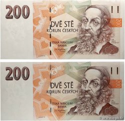 200 Korun Lot RÉPUBLIQUE TCHÈQUE 1998 P.19a