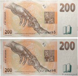 200 Korun Lot RÉPUBLIQUE TCHÈQUE 1998 P.19a SUP