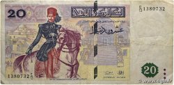 20 Dinars TUNISIE 1992 P.88 TB