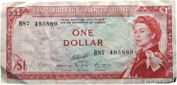 1 Dollar EAST CARIBBEAN STATES 1965 P.13f F+