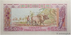 50 Francs Guinéens GUINÉE 1985 P.29a NEUF