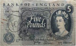 5 Pounds ANGLETERRE 1970 P.375c TB
