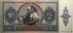 20 Pengö HUNGARY 1941 P.109 F+